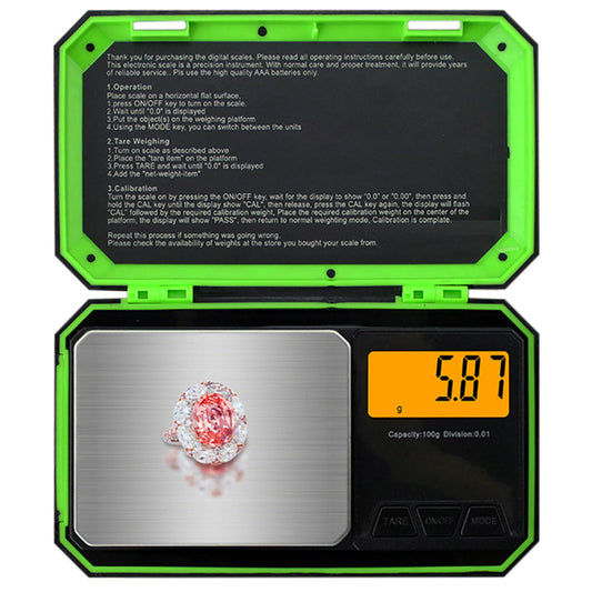 Pocket Digital Gram Scale 200g/0.01g for Coffee Grain Gold Jewelry Weighing