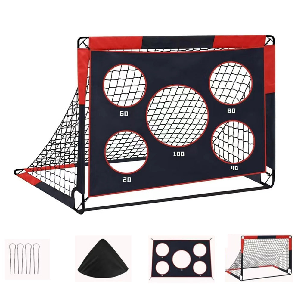 Portable Soccer Goal Set for Backyard Pop Up Soccer Net Training Equipment