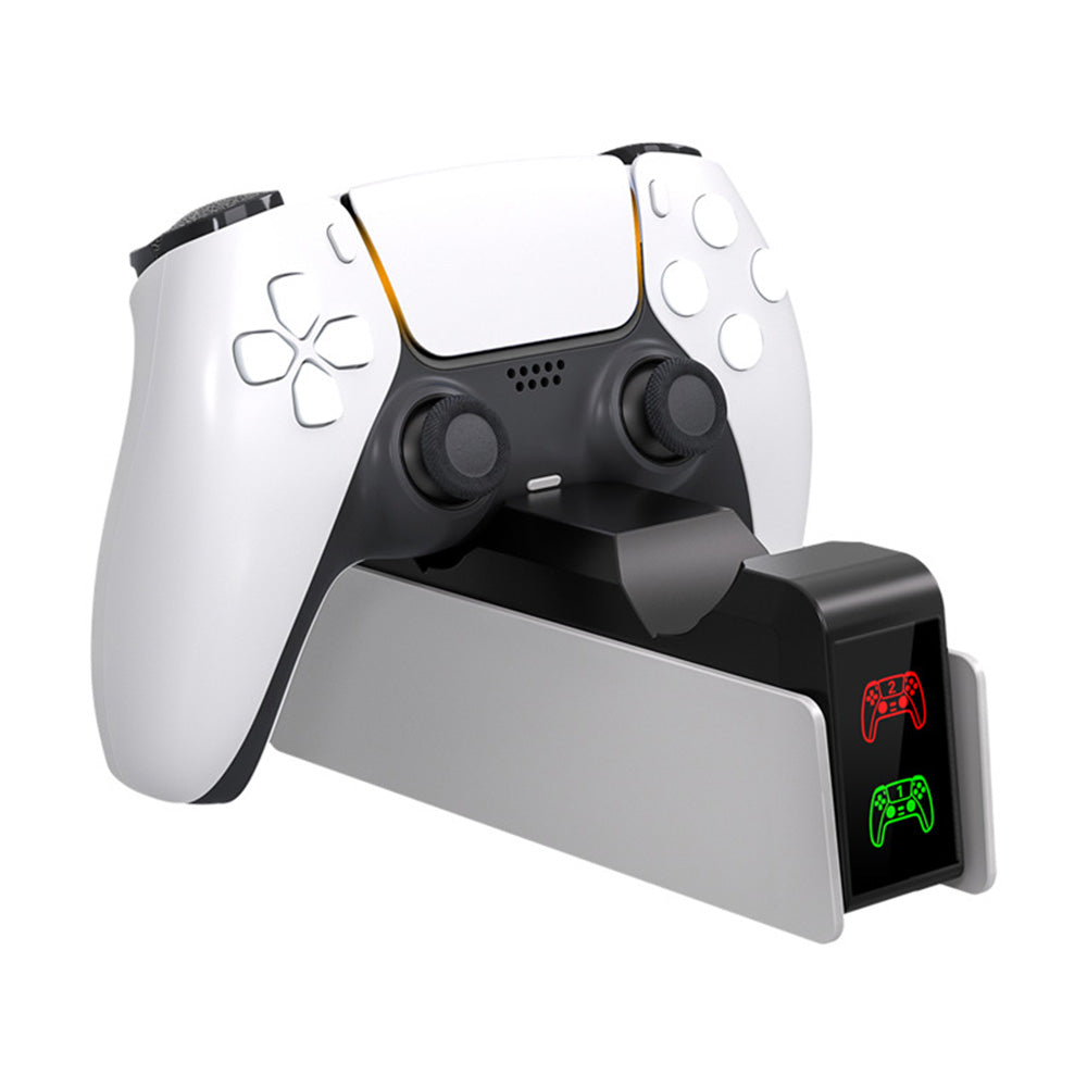 PS5 Controller Charging Dock ââ‚?Dual Fast Charger with LED Indicator