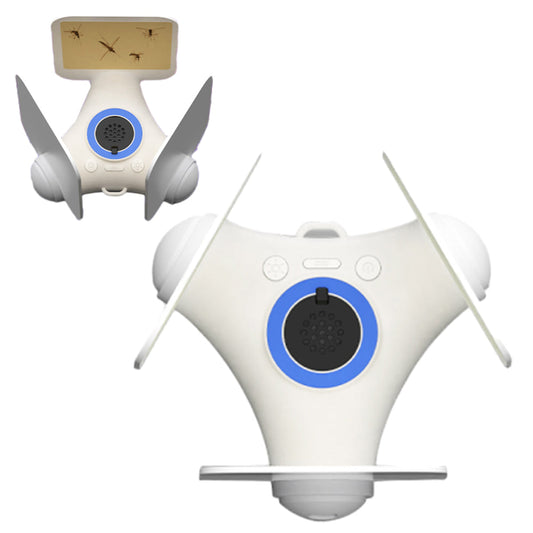 Electric Fruit Fly Traps Indoors Bug Zapper with 3 Sticky Glue Boards