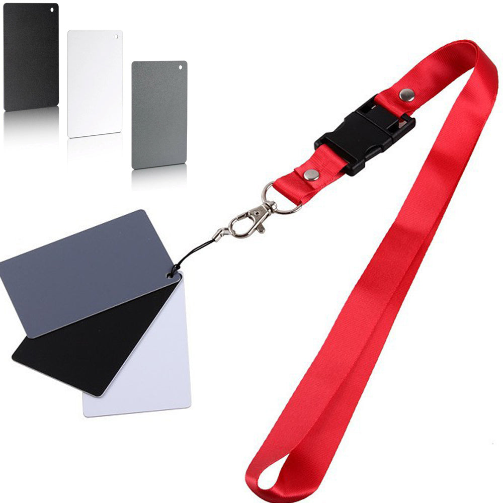2 Set White Balance Cards 18 Percent Exposure Kit
