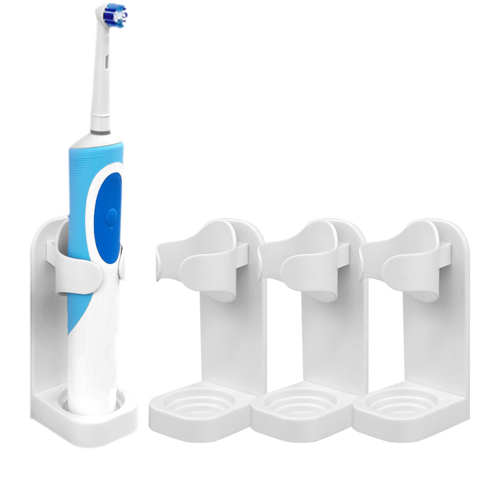 4Pcs Set Electric Toothbrush Holders Wall Mounted Adhesive Tooth Brush Organizer