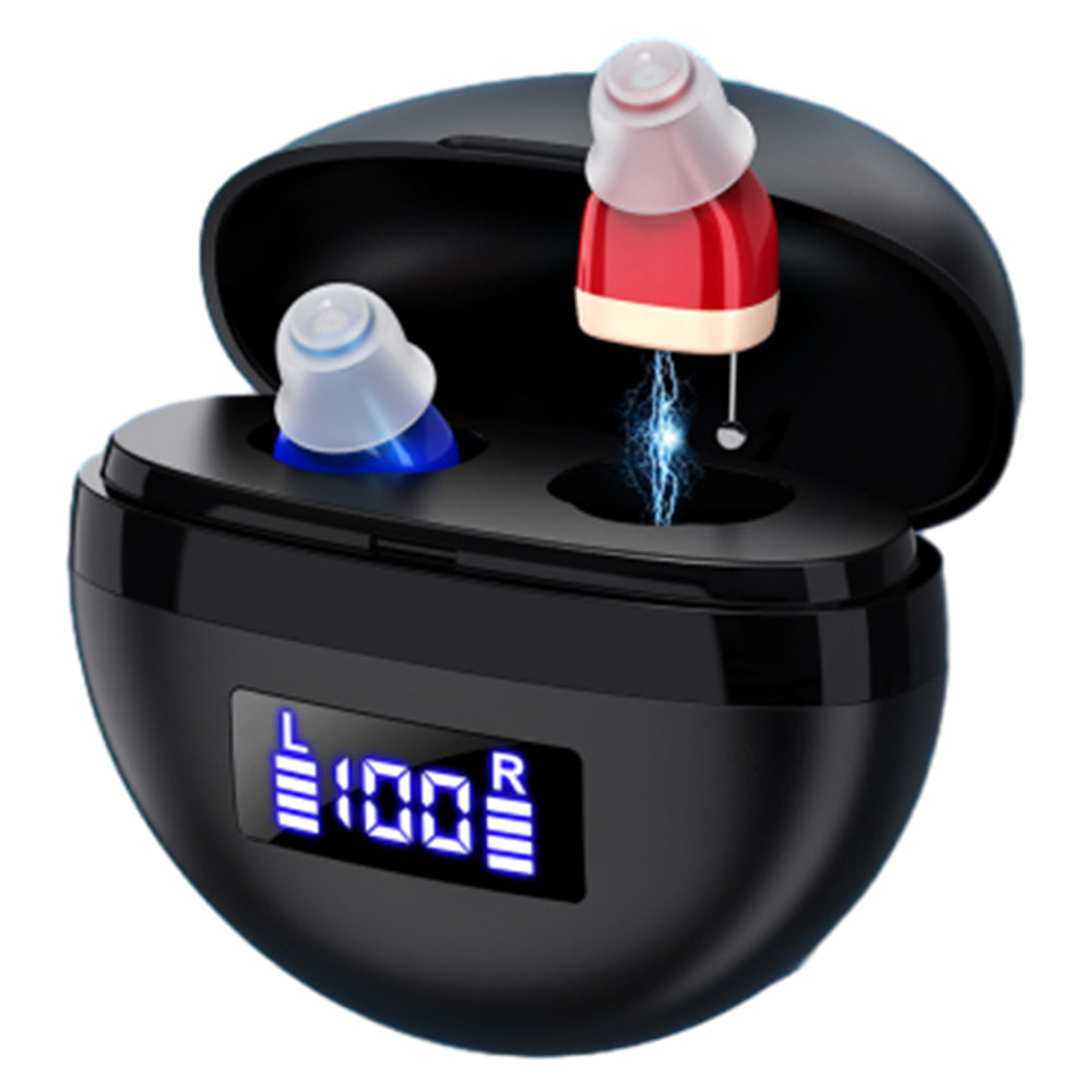 Digital Invisible In Ear Hearing Aids Rechargeable Hearing Amplifiers for Hearing Loss