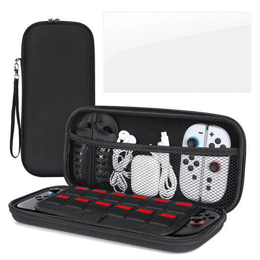 Travel Carrying Case and Screen Protector Film Set for Nintendo Switch 2 2025