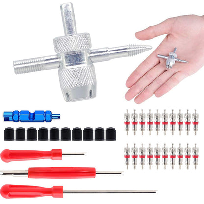 35PCS Tire Valve Core Remover Tool Set for Cars Trucks and Motorcycles