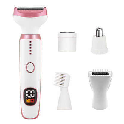5-in-1 Electric Razor Shavers for Women Painless Bikini Trimmer Face Razors