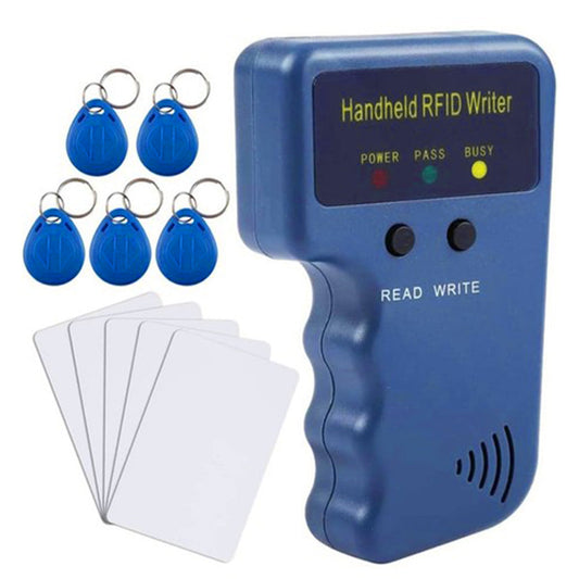 Handheld RFID ID Card Copier Key Reader Writer 125KHz RFID Card Copier Duplicator with 5 Blank Cards for T5577