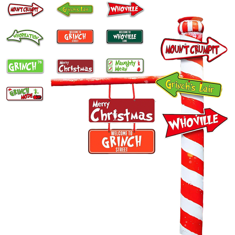 10PCS Christmas Tree Hanging Ornaments Decorations for Holiday Xmas Tree