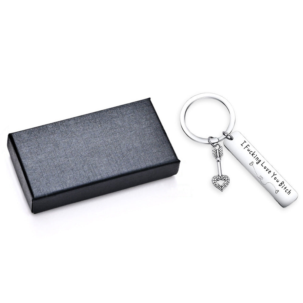 Best Friend Keychain Stainless Steel Key Chain for Friendship Gifts