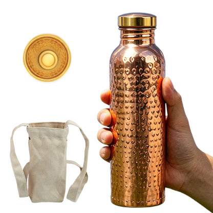 800ml Stainless Steel Water Bottle with Brush and Bag