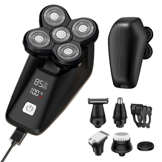 Head Shaver for Bald Men 6-in-1 Electric Waterproof Grooming Kit