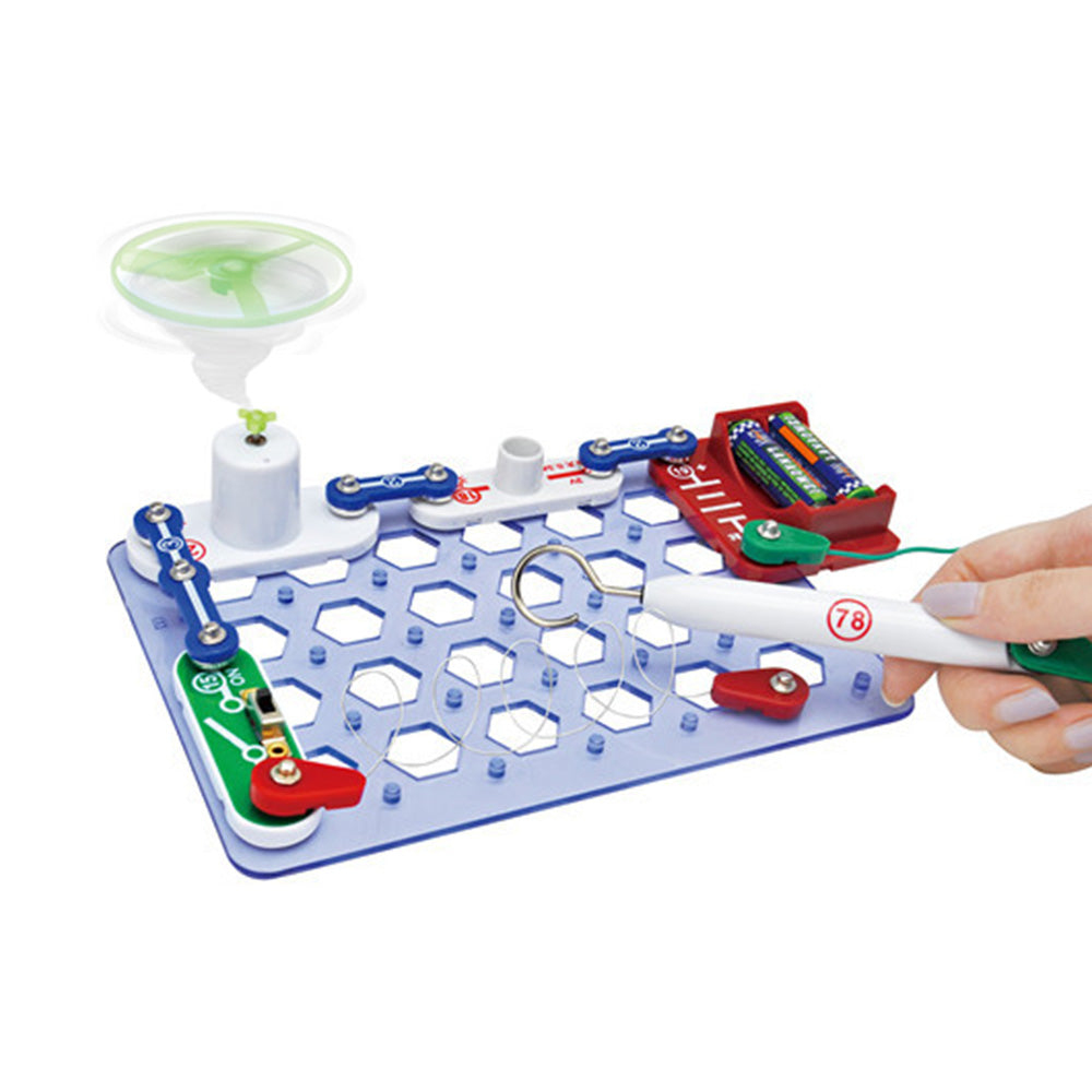 Electric Circuits Blocks Science Electronics Experiments Set Educational Toys
