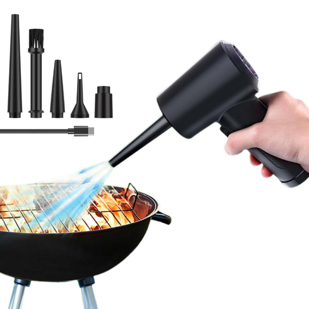 50000RPM Cordless Air Duster Compressed Dust Blower Cleaning with LED Light