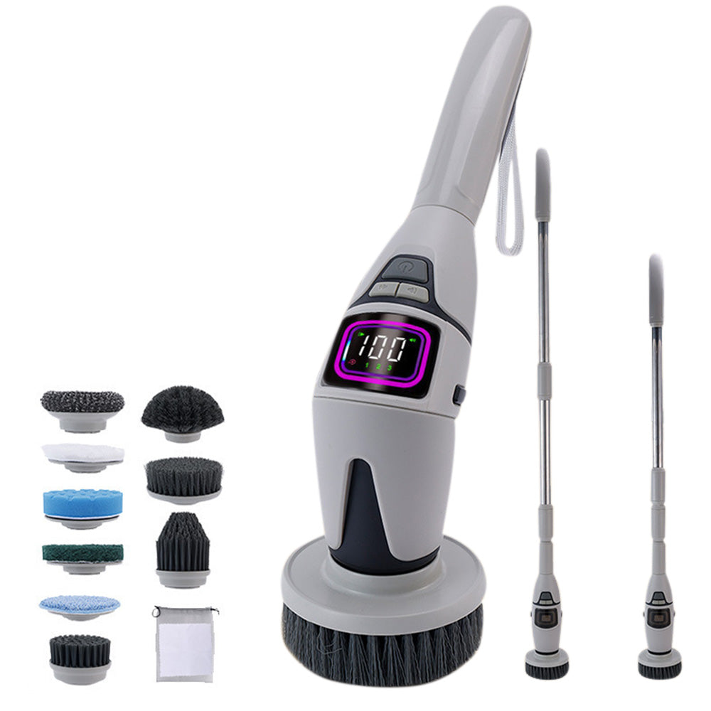 Electric Spin Scrubber with 10 Brush Heads
