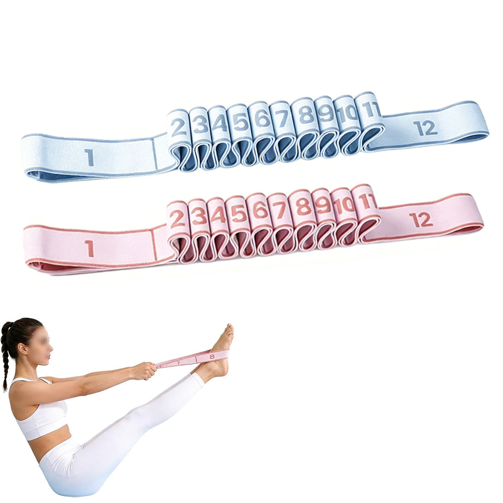 2 Pack 12 Level Resistance Bands