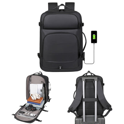 Expandable Luggage Backpack Large Travel Laptop Bag School Bag with USB Charging Port
