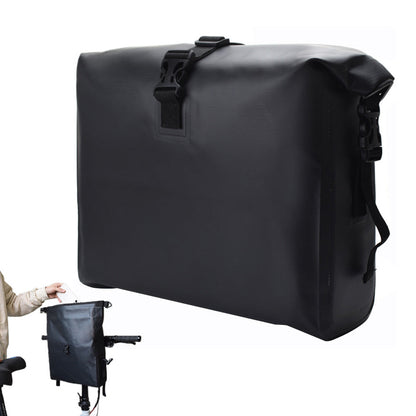 9L Bike Handlebar Bag ââ‚?Cycling Front Frame Tube Storage Pouch
