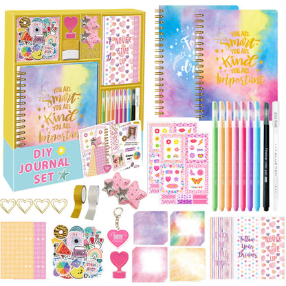 DIY Journal Kit for Girls Scrapbook Diary Supplies Art Crafts Set