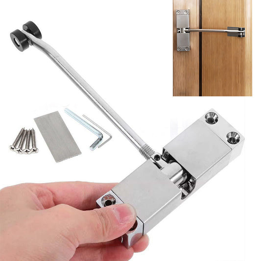 Adjustable Automatic Door Closer Aluminum Alloy for Interior Commercial Doors