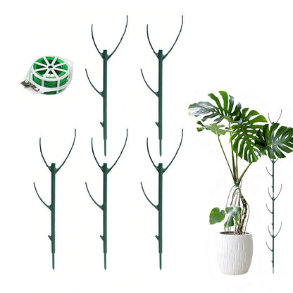 5PCS Stackable Plant Support Stakes for Indoor & Outdoor Climbing Potted Plants