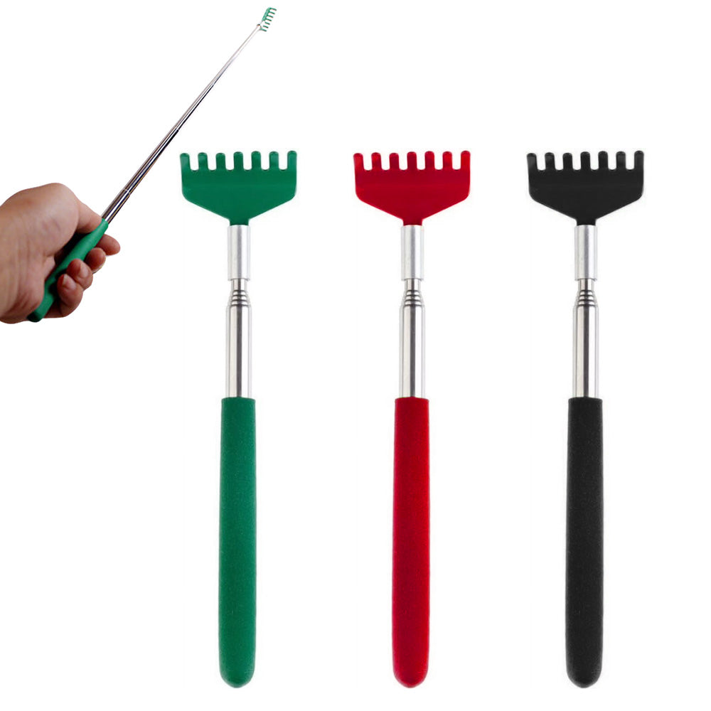 3PCS Telescopic Stainless Steel Back Scratcher