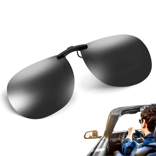 Unisex Polarized Flip Up Clip On Sunglasses For Outdoor Fishing Driving