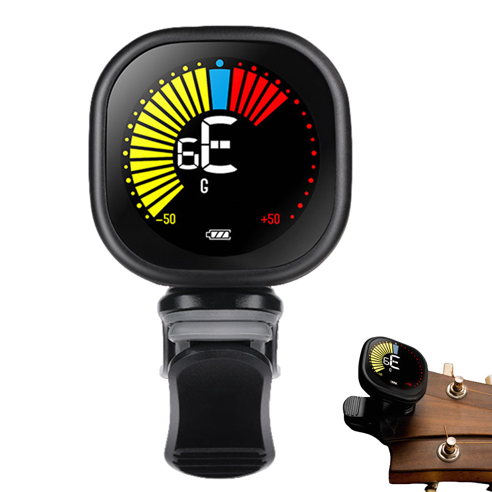 Rechargeable Automatic Clip-On Guitar Tuner for Guitar Violin and Ukulele