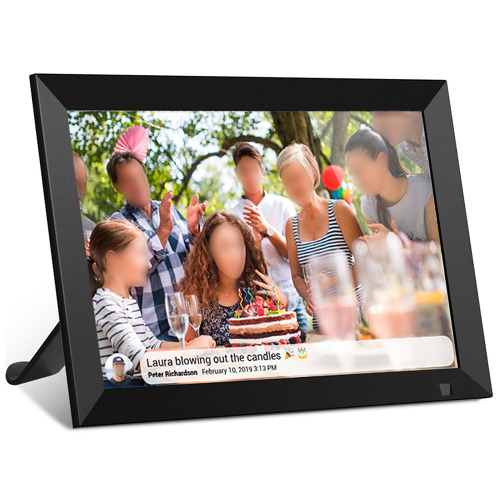 10.1 Inch Smart WiFi Digital Photo Frame with Frameo App Remote Sharing