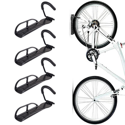 4 PCS Adjustable Bike Wall Mount Wall Mounted Bicycle Holder