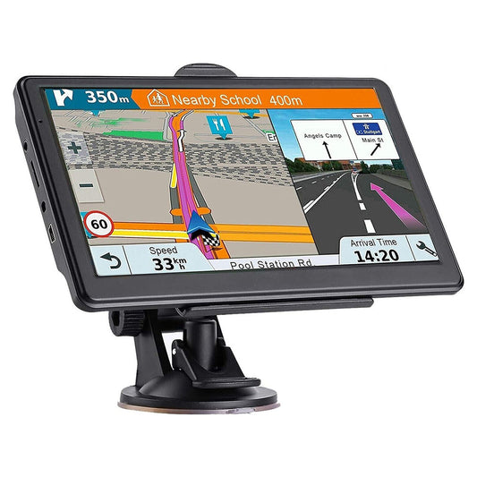 7-Inch GPS Navigator HD Display Universal Navigation with Voice Guidance and Offline Maps for Cars Trucks