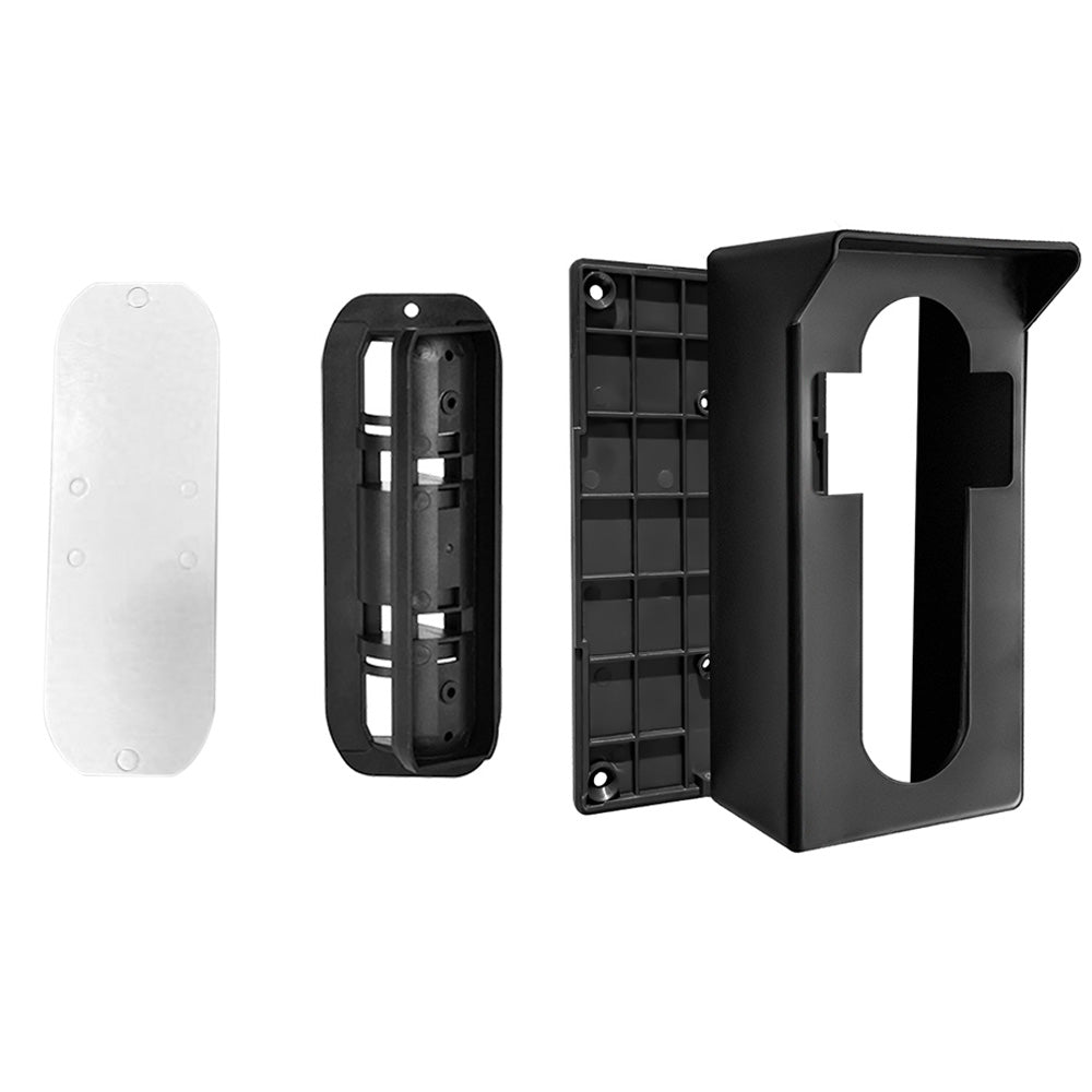 Adjustable Rotating Video Doorbell Mount with Rain Cover