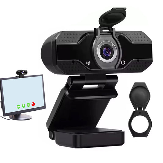 Full HD USB Webcam with Microphone for PC and Laptop
