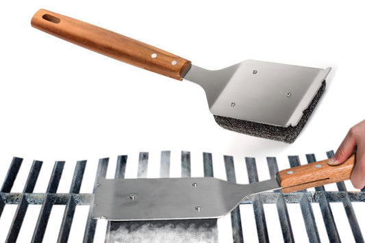 Stainless Steel Bristle Free Grill Brush And Scraper Grill Cleaner For Outdoor