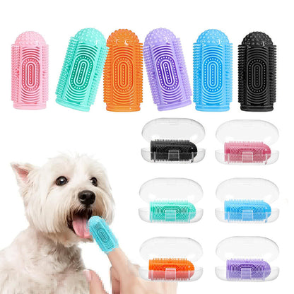 6PCS Dog Finger Toothbrush Kit ââ‚?Dental Care Teeth Brushing for Dogs
