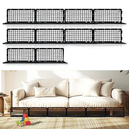 10 Pcs Set Under Couch Blockers Assembled Baffles for Bed Sofa Furniture