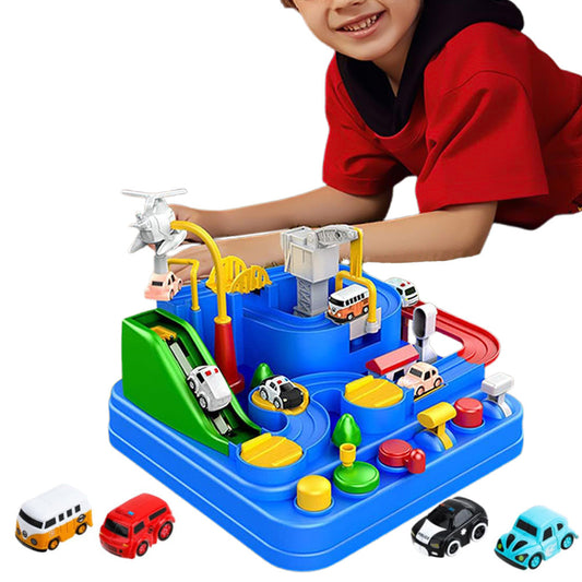 TEMI Race Toys Car Kids Track City Car Toy for Birthday Chirstmas