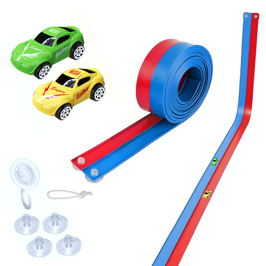DIY Dual Color Flexible Race Track Car Toy for Kids