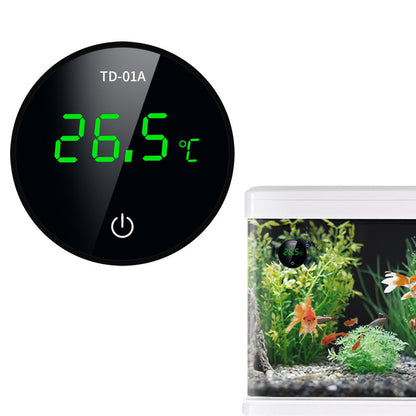 For Fish Tank Digital Thermometer LED Display Tank Thermometer Aquarium Temperature Measurement Tool