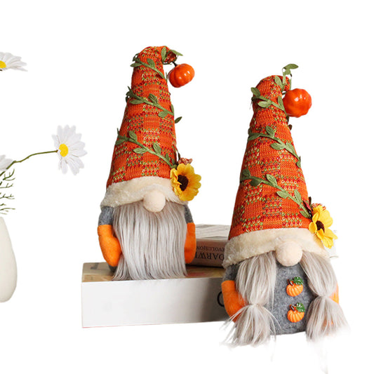 2PS Fall Decorations for Home ¨C Thanksgiving Decor with Fall Pumpkin Gnomes Plush Dolls