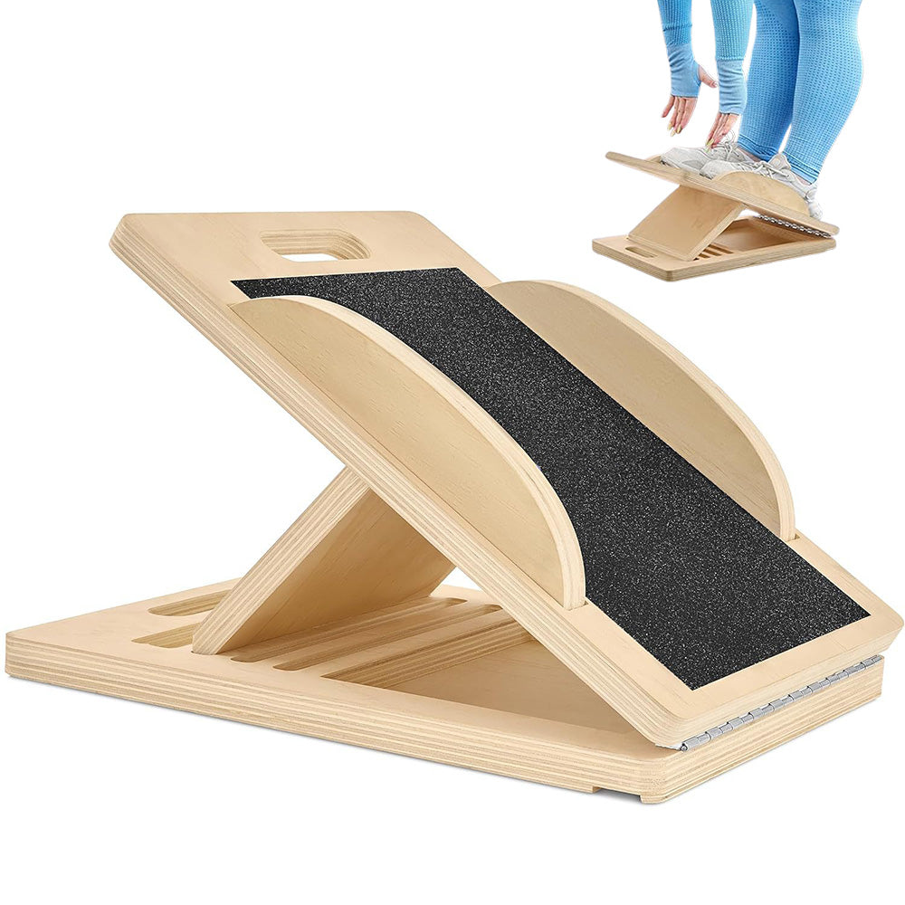 3-in-1 Slant Board with 5 Angles ââ‚?Calf Stretcher & Wobble Balance Board