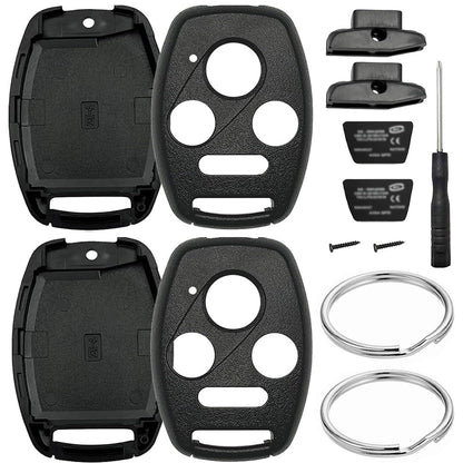 2PCS Key Fob Case Covers for Honda Accord Remote Keys