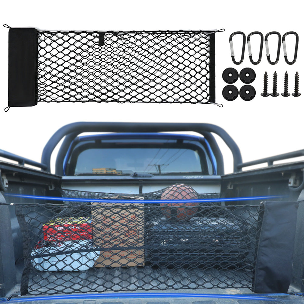 Universal SUV Cargo Net with Storage Bag ââ‚?Trunk Organizer for Car