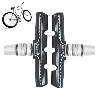 Pair Mountain Bike Brake Pads V-Brake Blocks Replacement for Bicycle