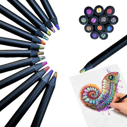 12-Color Rainbow Pencils Set for Kids Coloring Drawing Sketching Gifts