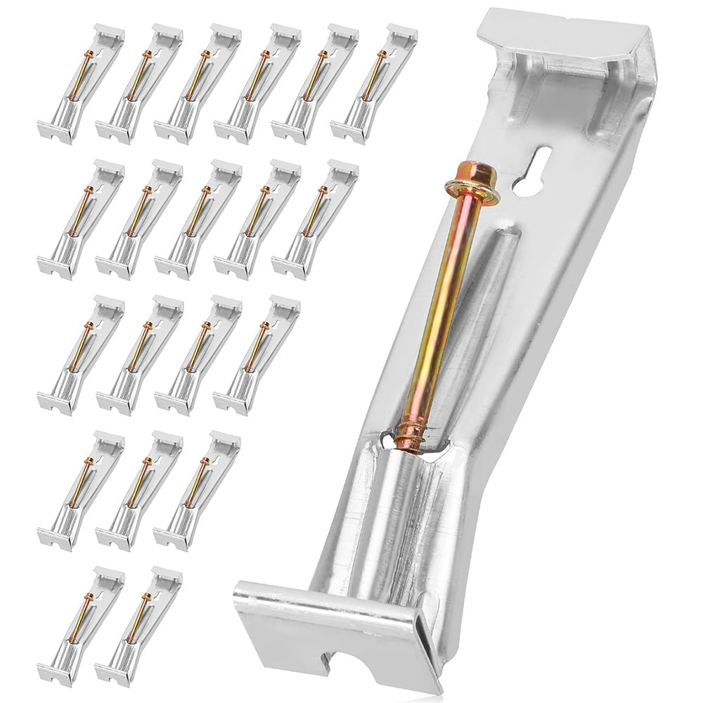 20 Pack Quick Rain Gutter Hangers Clip Style Bracket