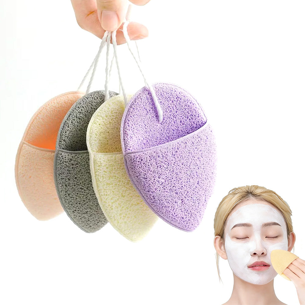 4 Pack Glove Style Facial Cleansing Sponges