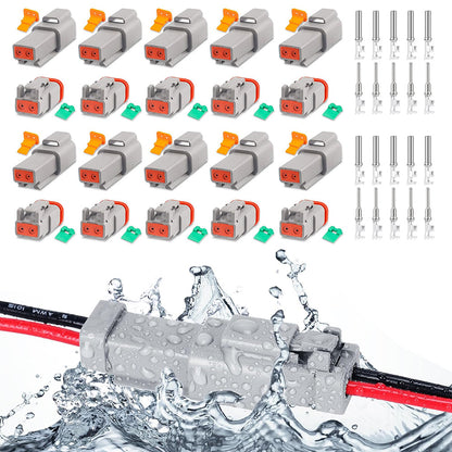 10 Kit 2 Pin Connectors for DT Deutsch