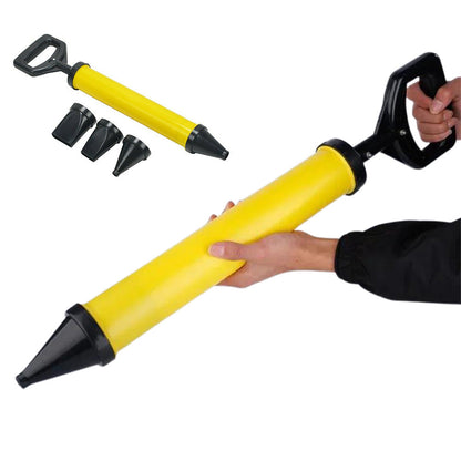 Grout Mortar Gun Set with 4 Nozzles Pointing Grouting Tool for Tile Repair