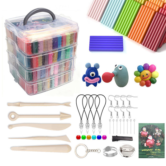 82-Color Air Dry Clay Modeling Set for Kids with Sculpting Tools
