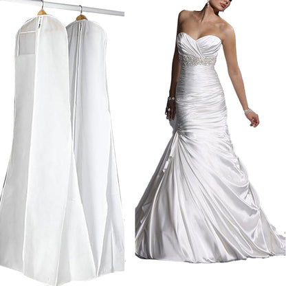 180CM Wedding Dress Garment Bag Extra Large Bridal Gown Garment Cover Storage Bag